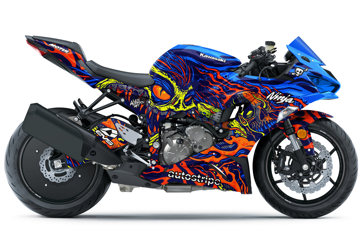 autostripe dekal > Street Bike Graphics > Motorcycle wrap > Monster Sticker