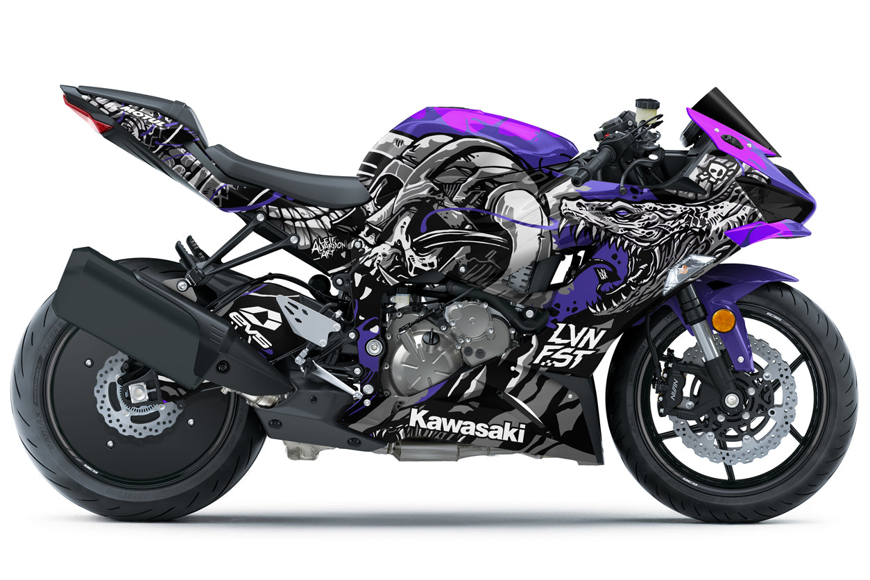 serpent viking skull motorcycle wrap > Street Bike Graphics > Motorcycle Wrap > Custom Graphics