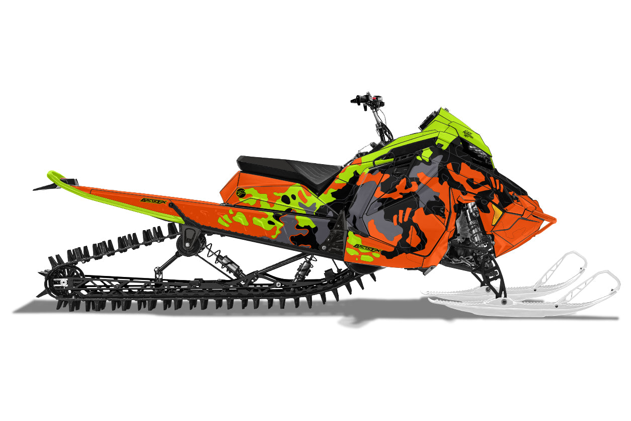 snowmobile wrap > covert > camo > polaris > matryx > arcticfx graphics > leif alvarsson art