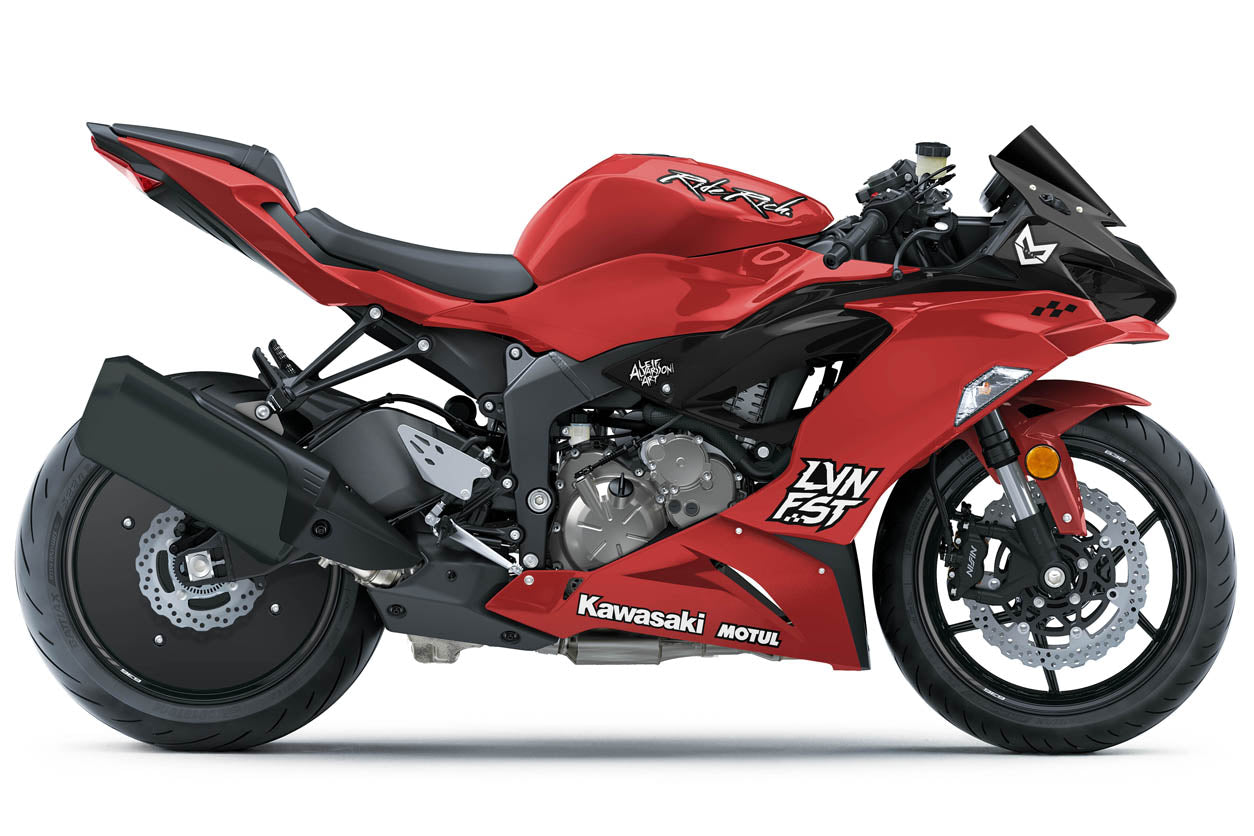 The Kawasaki Ninja ZX-6R is a 636 cc class motorcycle in the Ninja sport bike series from the Japanese manufacturer Kawasaki. It was introduced in 1995.