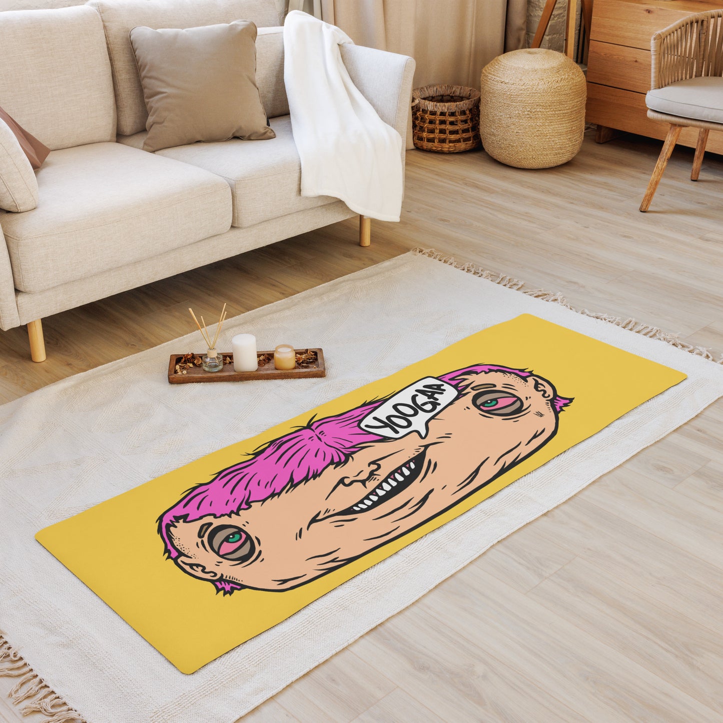 FADED YOGA MAT