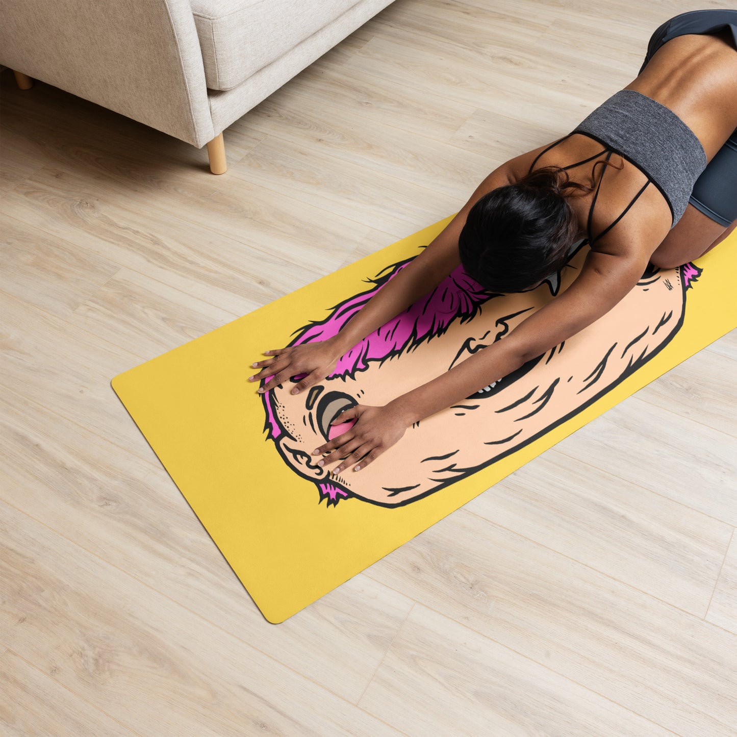 FADED YOGA MAT