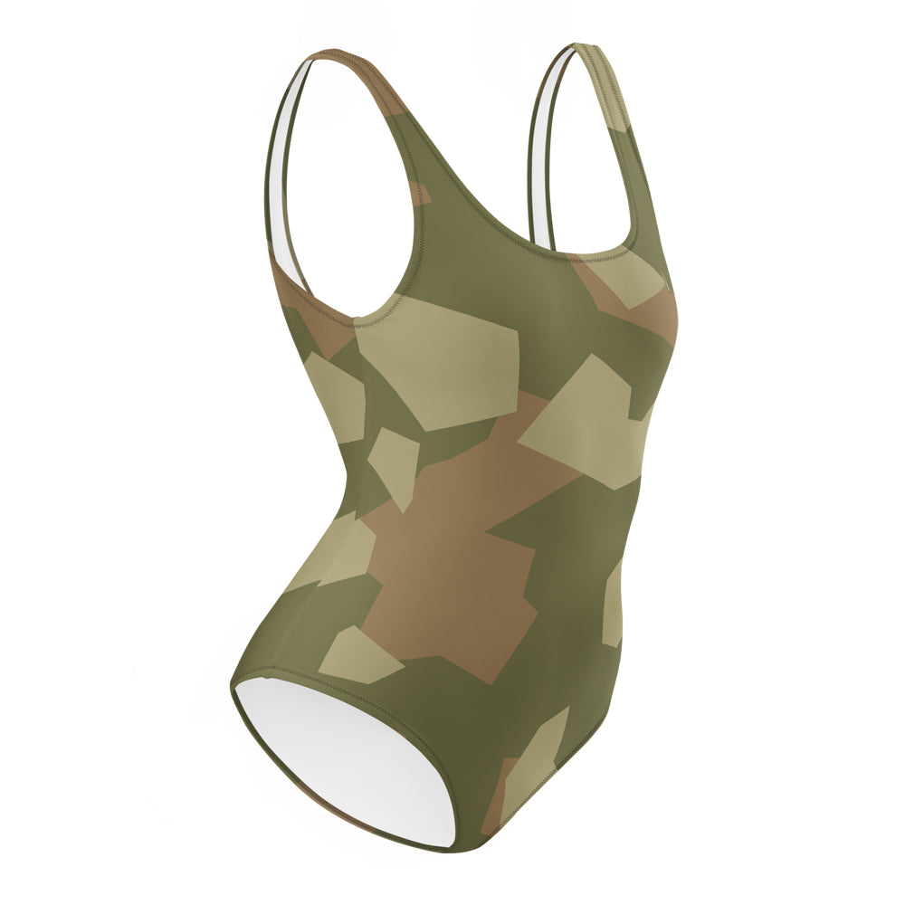 GREEN CAMO SWIMSUIT