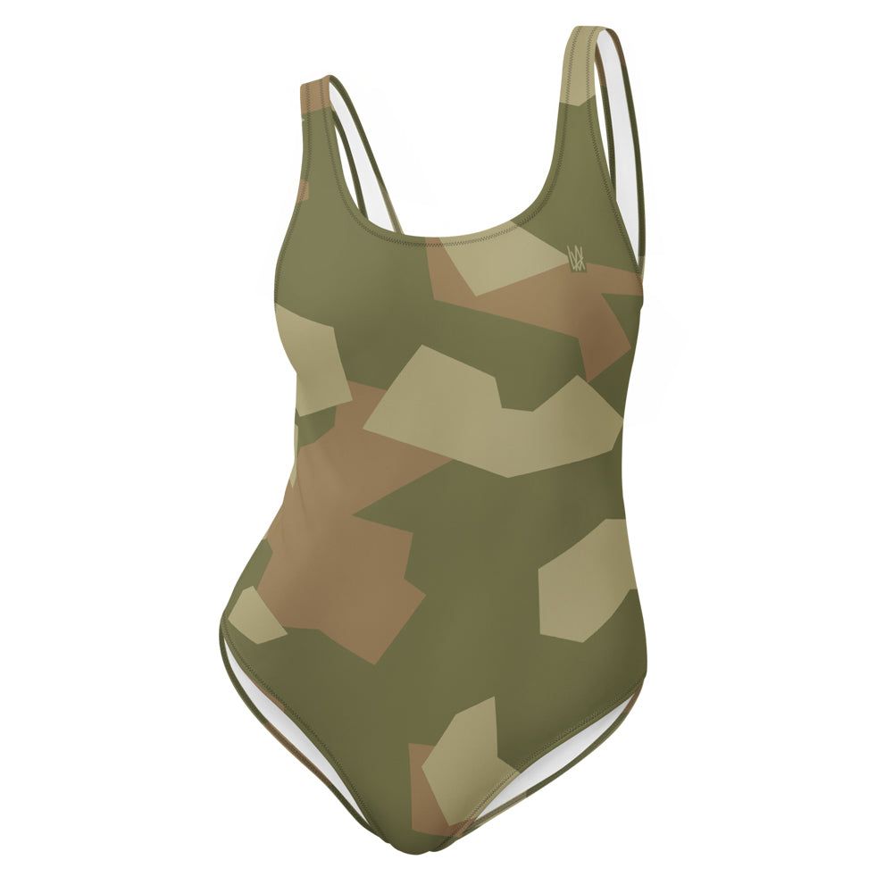 GREEN CAMO SWIMSUIT