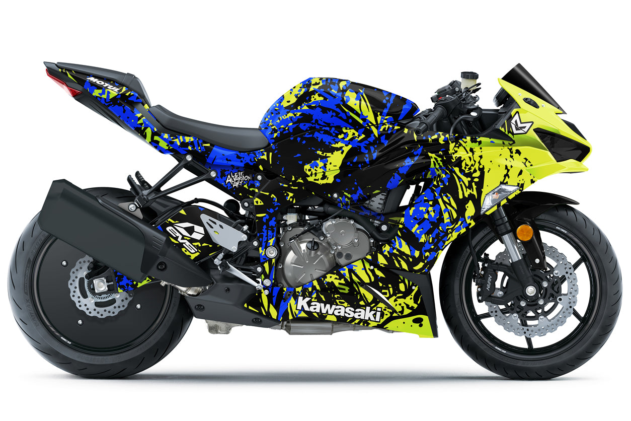 Motorcycle graphics > Motorcycle wrap > Livery > Two Wheels > Motorcycle fairings > Vinyl wrap design for motorcycles > Sportbikes > Stunt bike