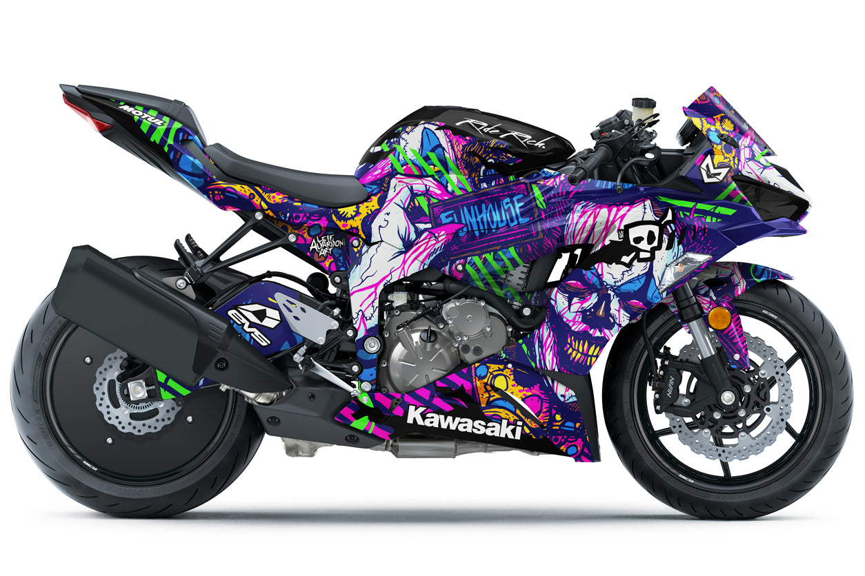 Motorcycle graphics > Motorcycle wrap > Livery > Two Wheels > Motorcycle fairings > Vinyl wrap design for motorcycles > Sportbikes > Stunt bike