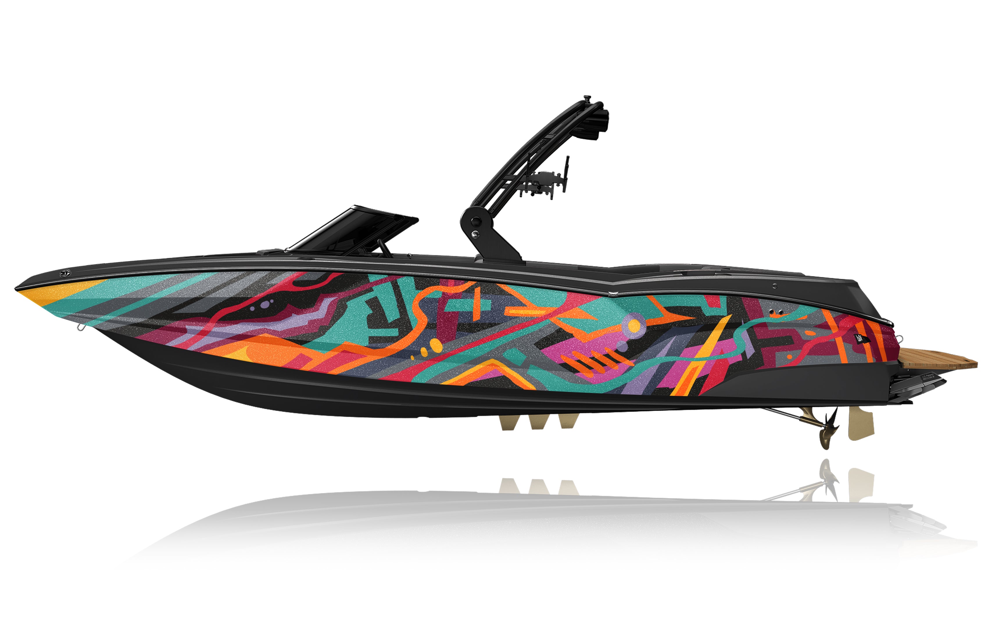TELEBOAT アートデザイン ギフト　未使用 Explore 2024 TIGE 23ZX ULTRE' at NXTLVL Marine