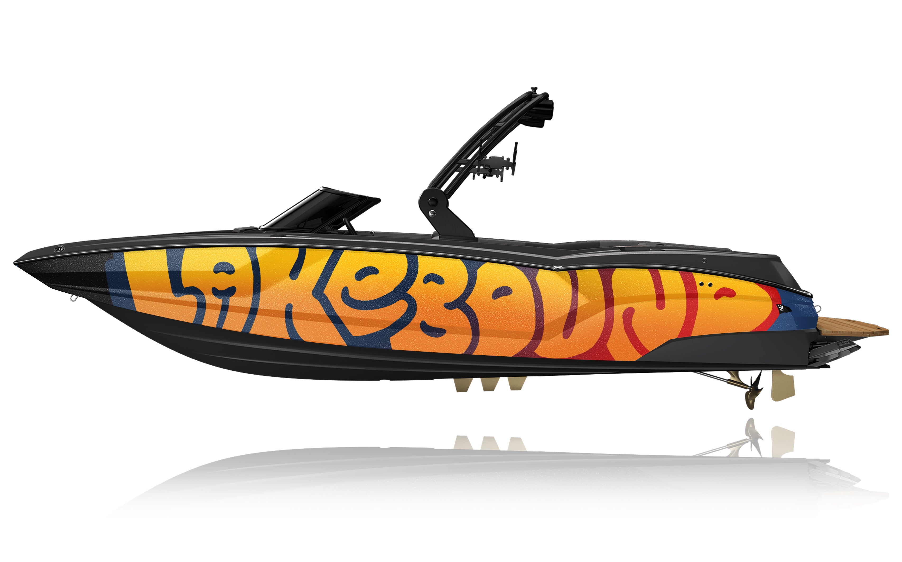 TELEBOAT アートデザイン ギフト　未使用 Ignite - Boat Wrap – ZDecals