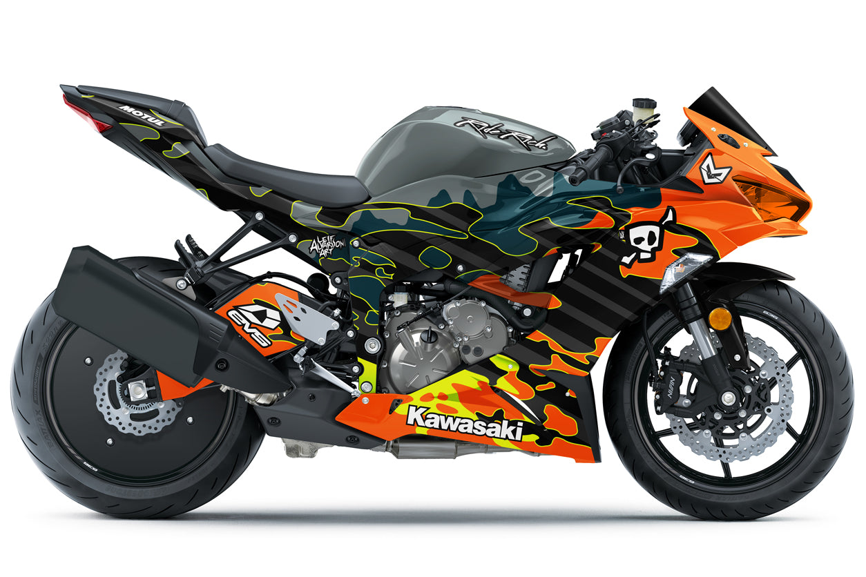 Motorcycle wraps Street Bike Graphics Leif Alvarsson Art