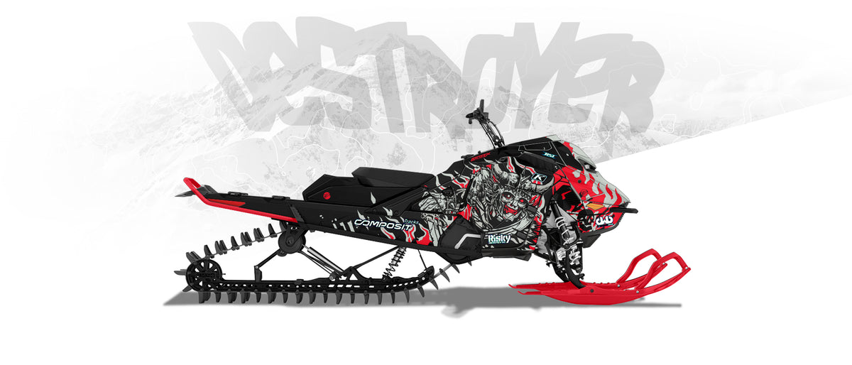 Ski-Doo Snowmobile Wraps – Leif Alvarsson Art